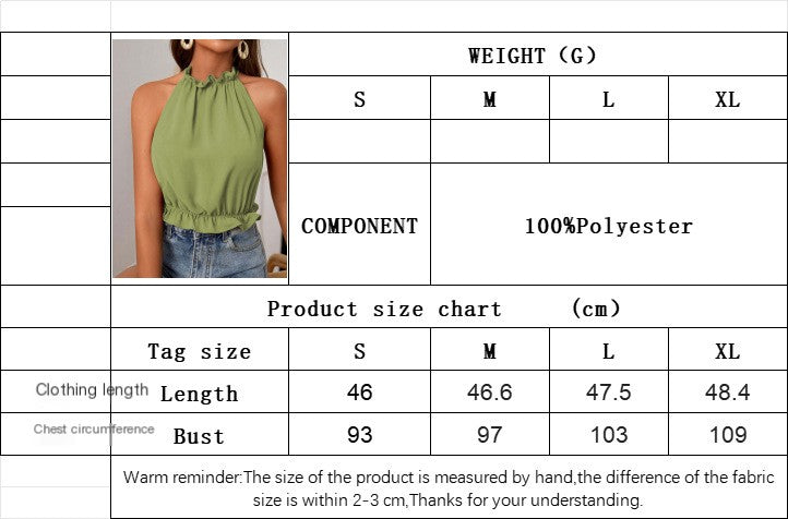 Plus Size Sleeveless Sexy T-Shirt for Women